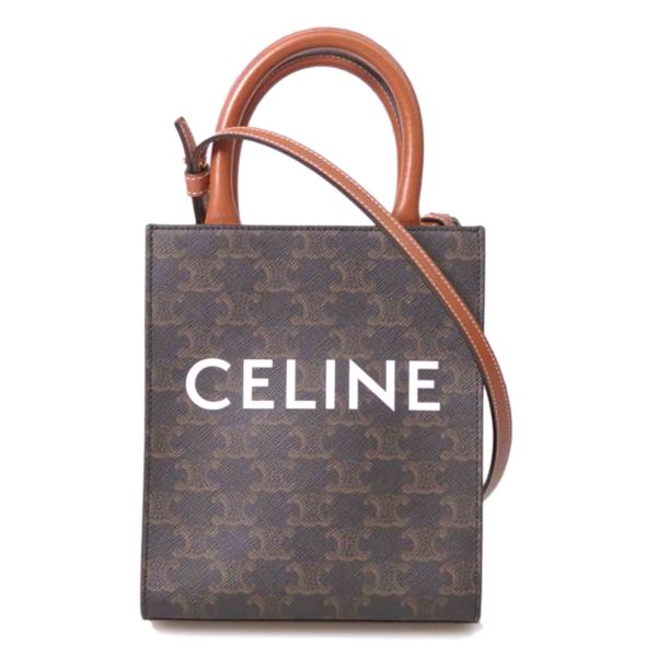 98613 1 Celine Triomphe Mini Vertical 2 Way Shoulder Bag