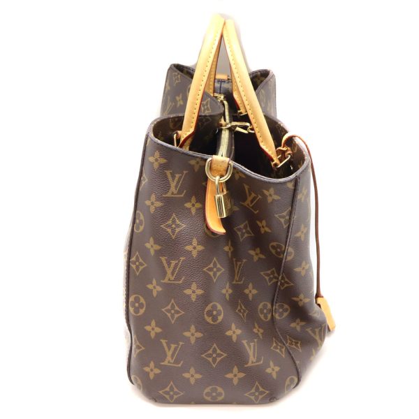 9946 3 Louis Vuitton Montaigne GM Bag Shoulder Handbag Monogram Canvas Brown