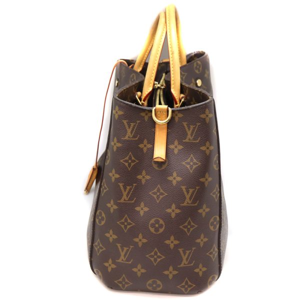 9946 4 Louis Vuitton Montaigne GM Bag Shoulder Handbag Monogram Canvas Brown