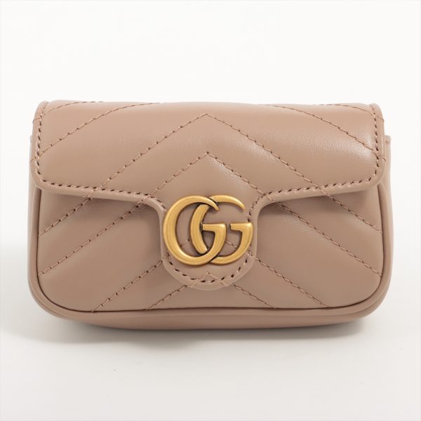 a2093987 0 Gucci GG Marmont Pouch Beige