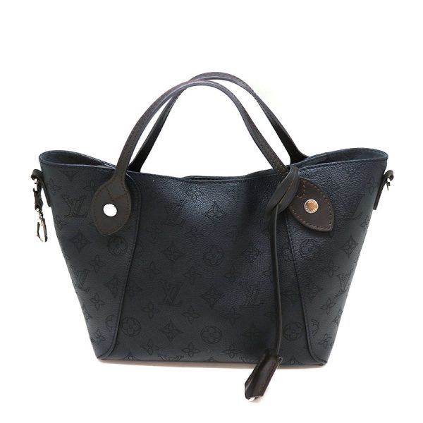 a21 1124 2 Louis Vuitton Hina PM Mahina Shoulder Bag Black