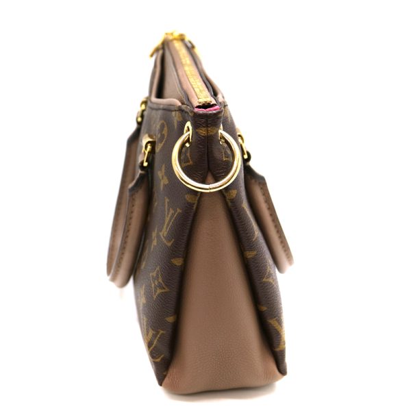 a21 2466 4 Louis Vuitton Pallas BB 2way Hand Bag Monogram Canvas Brown