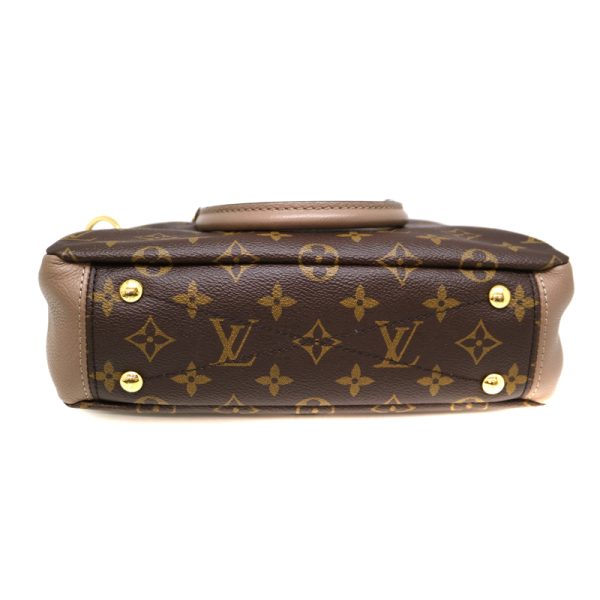 a21 2466 6 Louis Vuitton Pallas BB 2way Hand Bag Monogram Canvas Brown