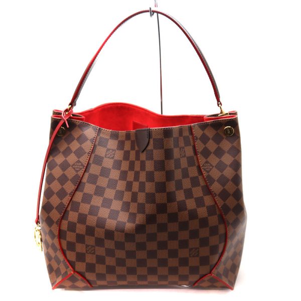 a21 735 1 LOUIS VUITTON Kaisa Hobo Damier Canvas Brown LV Brand Bag