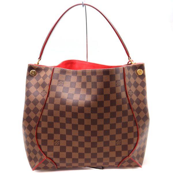 a21 735 2 LOUIS VUITTON Kaisa Hobo Damier Canvas Brown LV Brand Bag