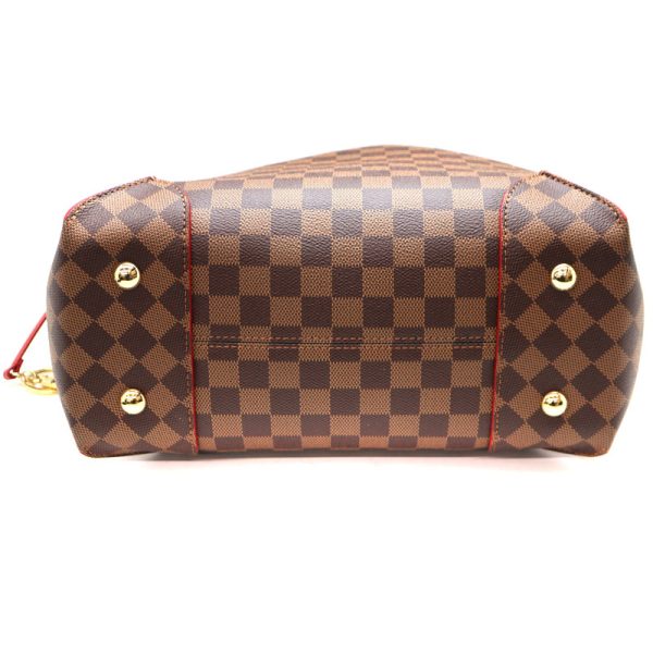 a21 735 5 LOUIS VUITTON Kaisa Hobo Damier Canvas Brown LV Brand Bag