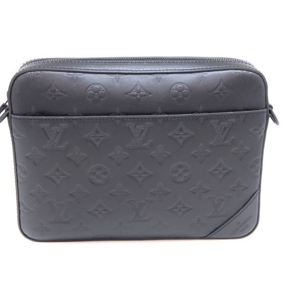 a22 10109 2 Louis Vuitton Duo Messenger Monogram Shadow Shoulder Bag Black