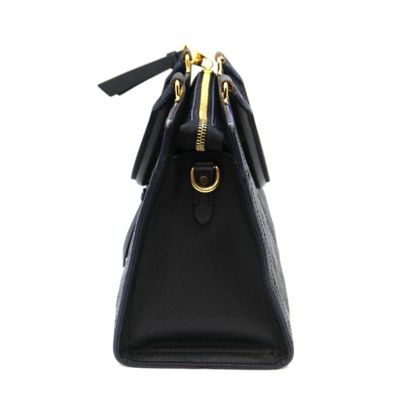 a22 1086 4 Louis Vuitton Three PM 2 Way Bag Handbag Shoulder Bag Monogram Empreinte Noir Black