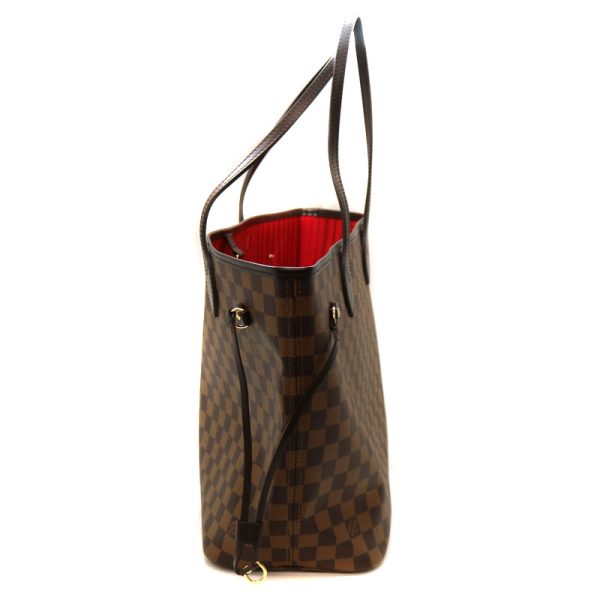 a22 827 4 LOUIS VUITTON Neverfull MM Tote Bag Damier Canvas Ebene Brown