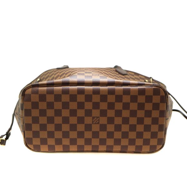 a22 827 6 LOUIS VUITTON Neverfull MM Tote Bag Damier Canvas Ebene Brown