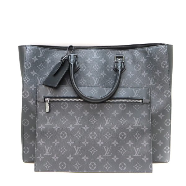 a23 1155 1 Louis Vuitton Grand Sac Monogram Tote Bag Black