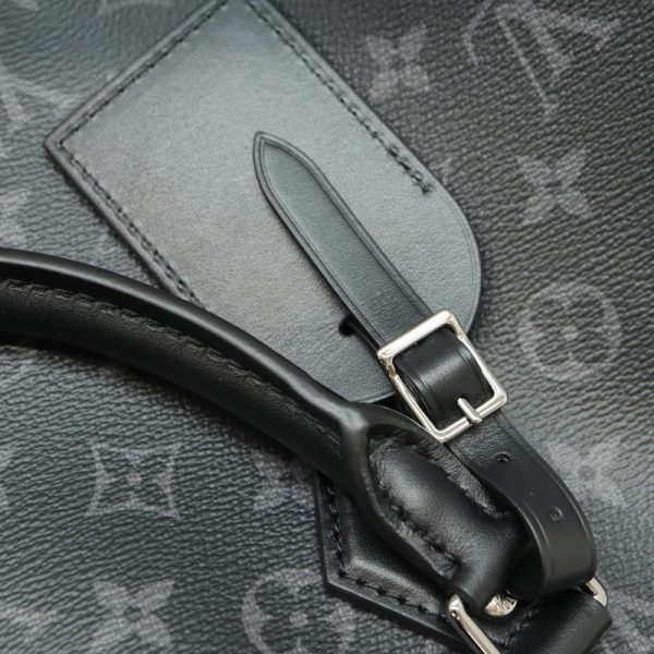 a23 1155 10 Louis Vuitton Grand Sac Monogram Tote Bag Black