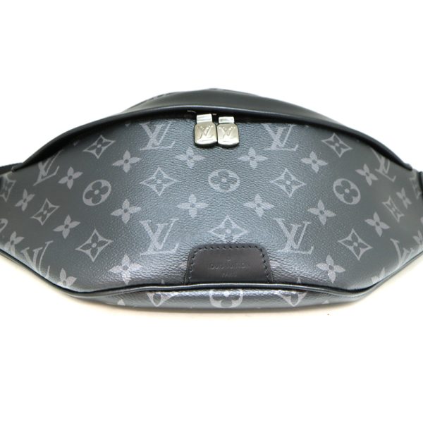 a23 1633 4 Louis Vuitton Monogram EclipsePVC Bumbag PM Grey