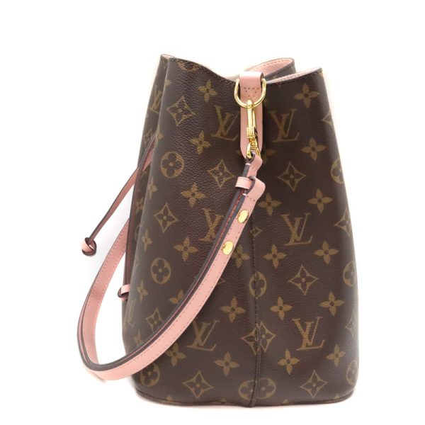 a23 4734 3 Louis Vuitton NeoNoe Monogram Brown Pink