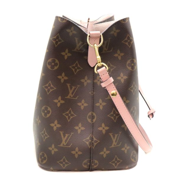 a23 4734 4 Louis Vuitton NeoNoe Monogram Brown Pink