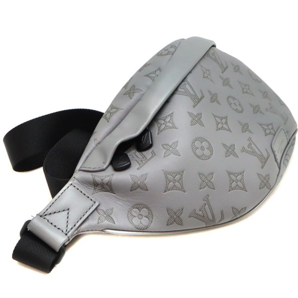 a23 7941 3 Louis Vuitton Discovery Bumbag PM Monogram ShadowPVC Bum Bag Grey