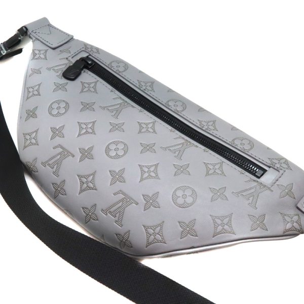 a23 7941 5 Louis Vuitton Discovery Bumbag PM Monogram ShadowPVC Bum Bag Grey