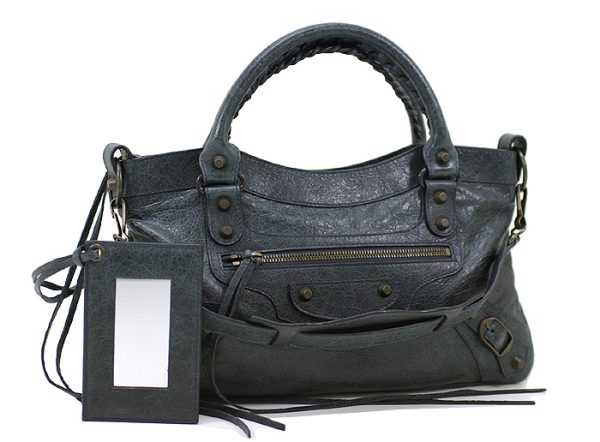 ba103208120201 Balenciaga The First Editors Bag Handbag Dark Grey