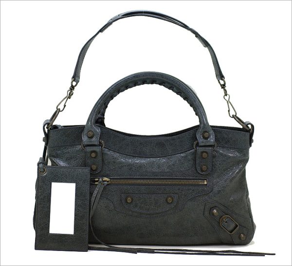 ba103208120202 Balenciaga The First Editors Bag Handbag Dark Grey