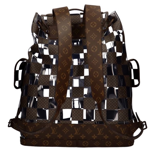 brb00090000004343 3 Louis Vuitton Christopher MM Monogram Chess Rucksack Backpack