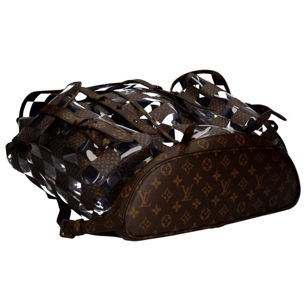 brb00090000004343 5 Louis Vuitton Christopher MM Monogram Chess Rucksack Backpack