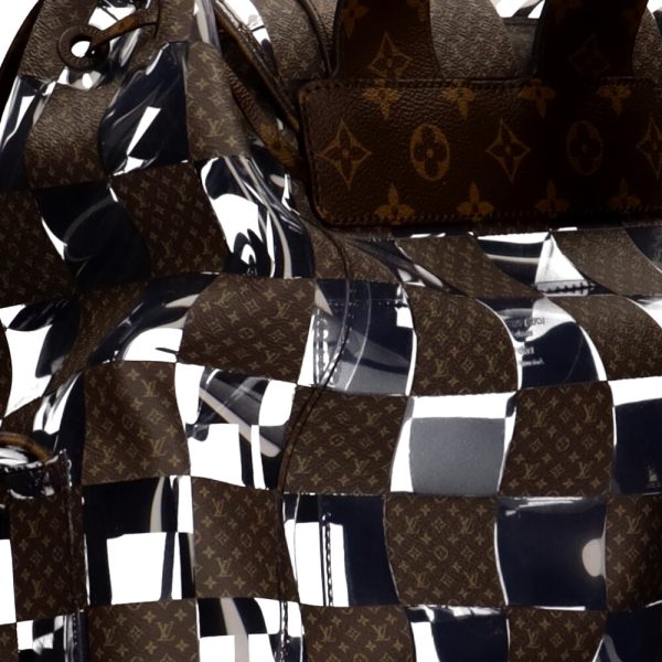 brb00090000004343 8 Louis Vuitton Christopher MM Monogram Chess Rucksack Backpack