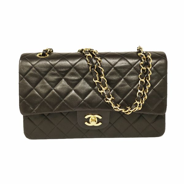 c21 1306 1 Chanel Matelasse Leather Tote Bag Black