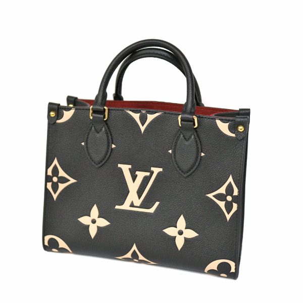 c21 2265 1 LOUIS VUITTON Onthego Tote Shoulder Bag 2way Black