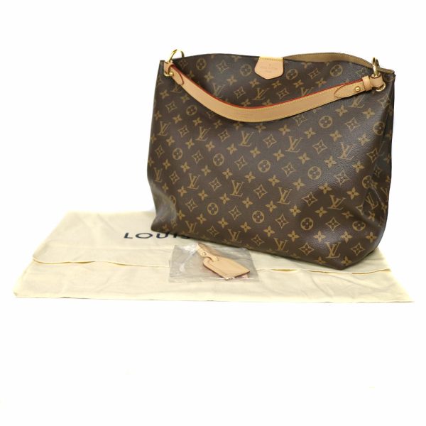 c21 3164 10 Louis Vuitton Graceful MM Large One Shoulder Monogram Bag