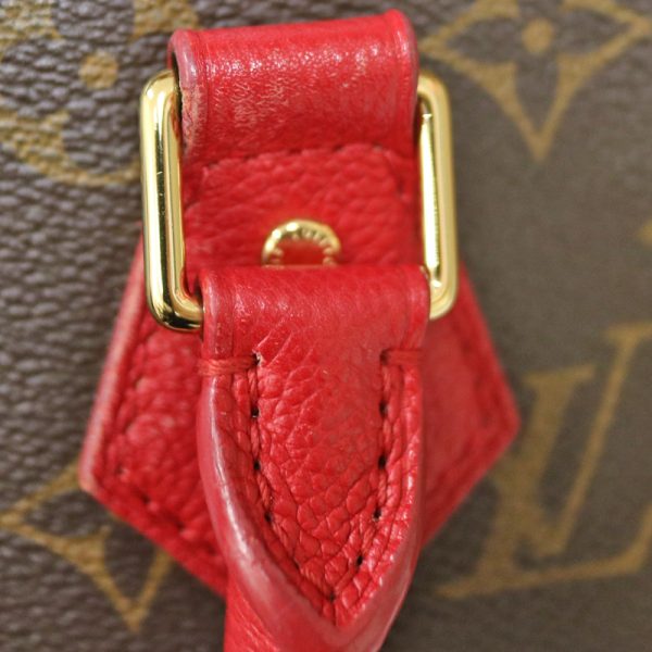 c21 3847 14 Louis Vuitton Tournelle PM Cerise Bag 2WAY Large Capacity Red Monogram Canvas Tote Bag