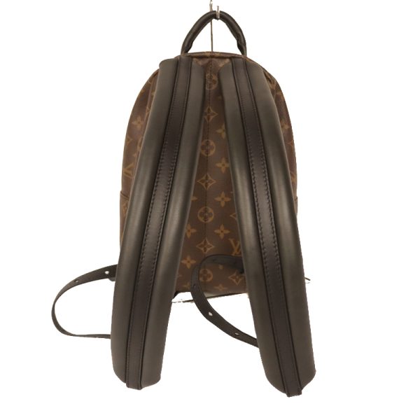 c21 4743 4 Louis Vuitton Palm Springs Backpack PM Monogram Canvas Leather Brown x Black