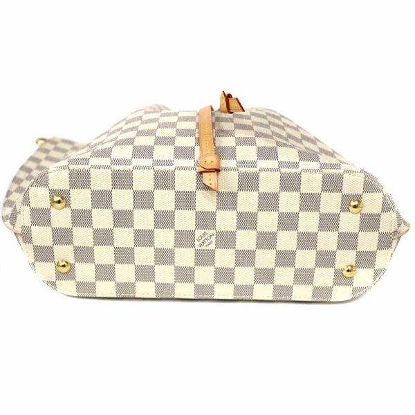 c21 5191 8 Louis Vuitton Girolata Damier Canvas Brown Handbag White Azur Pink