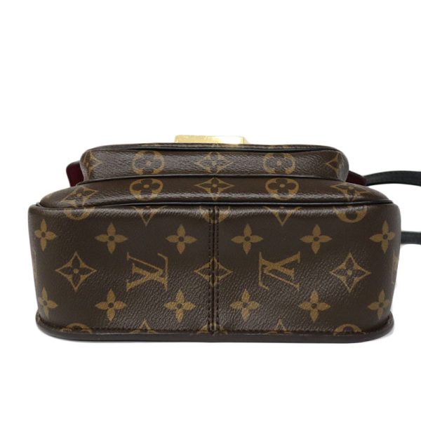 c21 6355 5 Louis Vuitton Passy Monogram Crossbody Chain Shoulder Bag Brown