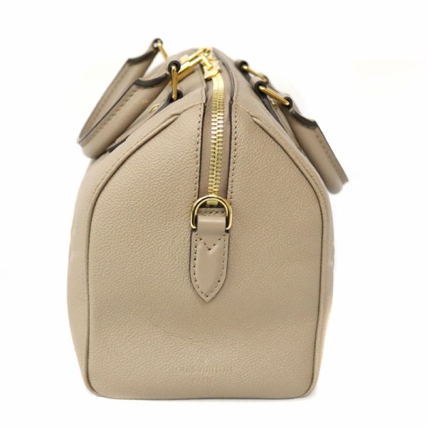 c21 6777 3 Louis Vuitton Speedy Bandouliere Empreinte Leather Handbag Beige