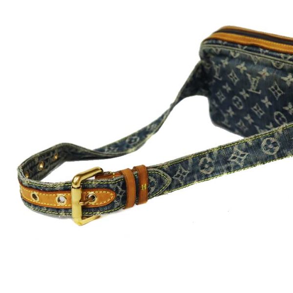 c21 6855 6 Louis Vuitton Bum Bag Monogram Denim Waist Bag Waist Pouch