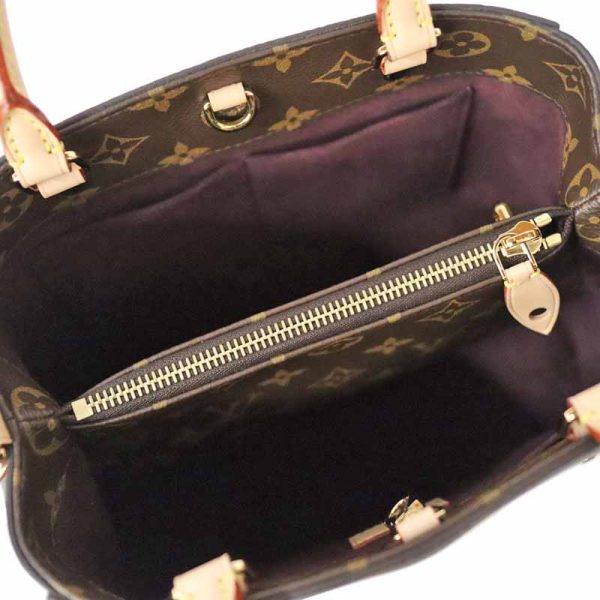 c22 3091 12 Louis Vuitton Montaigne BB Monogram Handbag Brown
