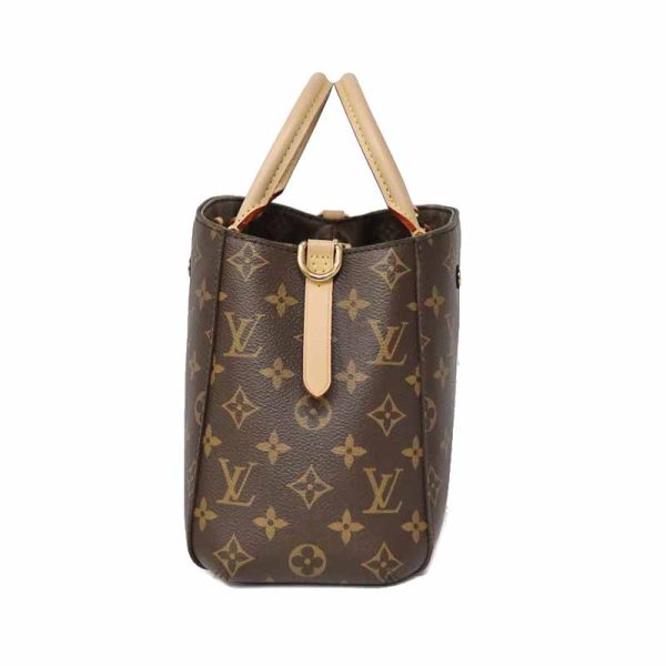 c22 3091 3 Louis Vuitton Montaigne BB Monogram Handbag Brown