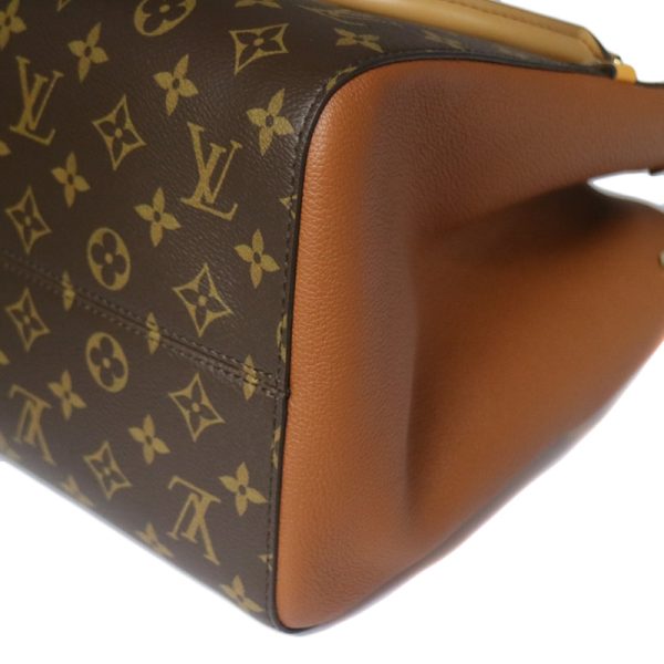 c22 402 6 Louis Vuitton Field LV Camel Sunbeam Creme Leather Shoulder Bag Brown