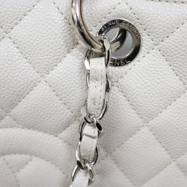 c23 6252 12 Chanel GST Leather Chain Tote Bag