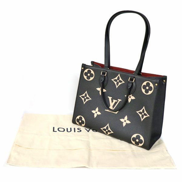 c23 8018 11 Louis Vuitton Monogram Leather Hand bag Black