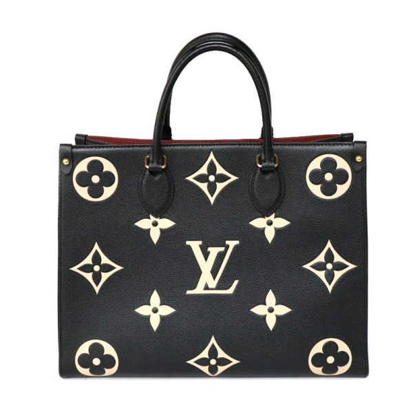 c23 8018 2 Louis Vuitton Monogram Leather Hand bag Black