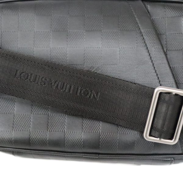 c23 8047 13 Louis Vuitton Umbrella Damier Infinie Body Bag Black