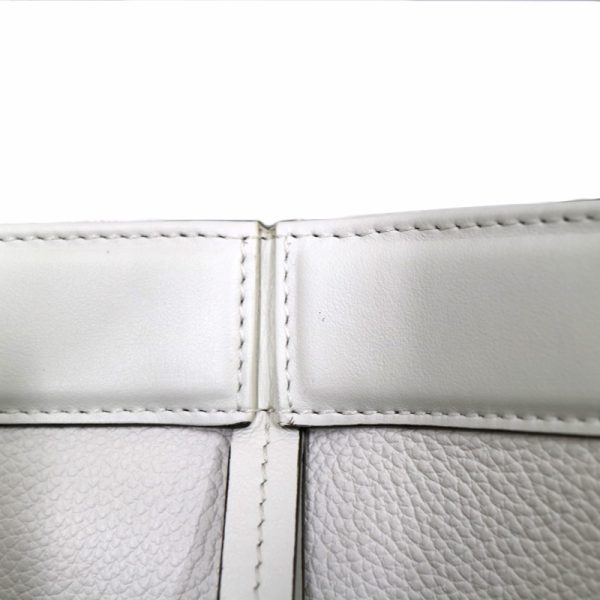 c24 2088 10 Fendi Deformed Small Shoulder Bag White