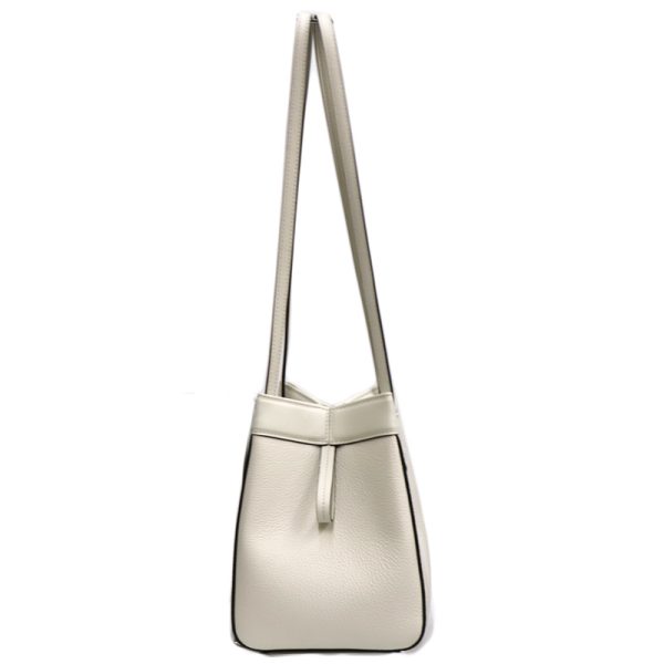 c24 2088 4 Fendi Deformed Small Shoulder Bag White