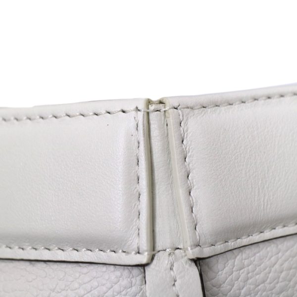 c24 2088 9 Fendi Deformed Small Shoulder Bag White