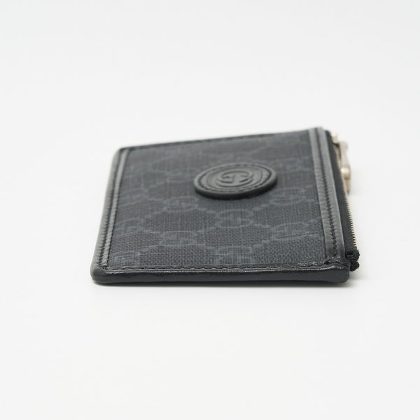 compass1705122202 Gucci Interlocking G Business Card Holder Black