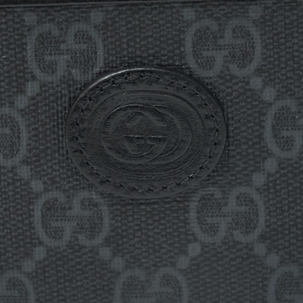 compass1705122243 Gucci Interlocking G Business Card Holder Black