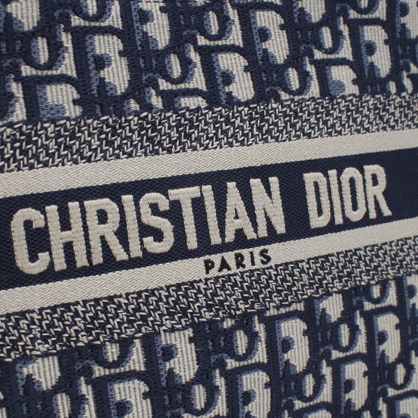 diom1265051 2 Dior Christian Tote Bag Navy