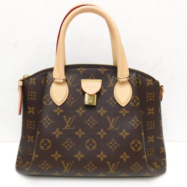 dz746651 2 Louis Vuitton Rivoli Monogram 2way Shoulder Handbag Brown