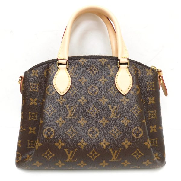 dz746651 3 Louis Vuitton Rivoli Monogram 2way Shoulder Handbag Brown